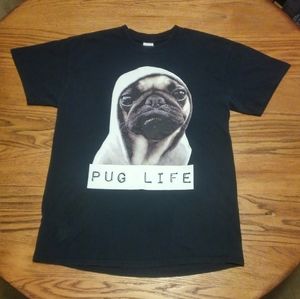 🐶 PUG Life Dog Shirt Cute funny Dog Rap Spoof Tee